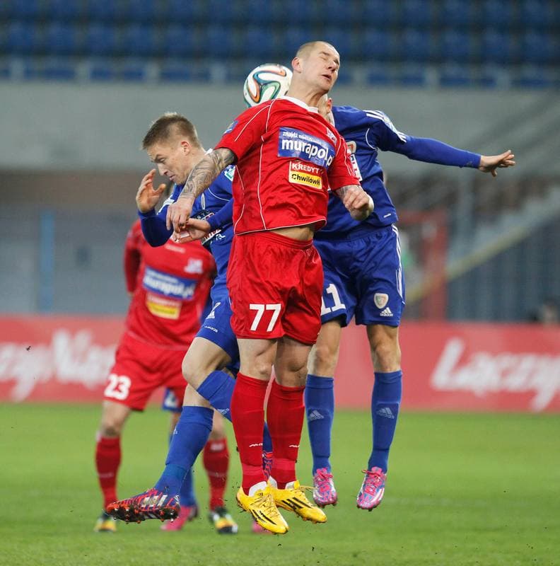 Football. T-Mobile Ekstraklasa. Piast Gliwice - Podbeskidzie Bielsko Biala. 31.05.2014