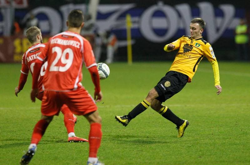 Football. I Liga. Widzew Lodz - GKS Katowice. 22.11.2014