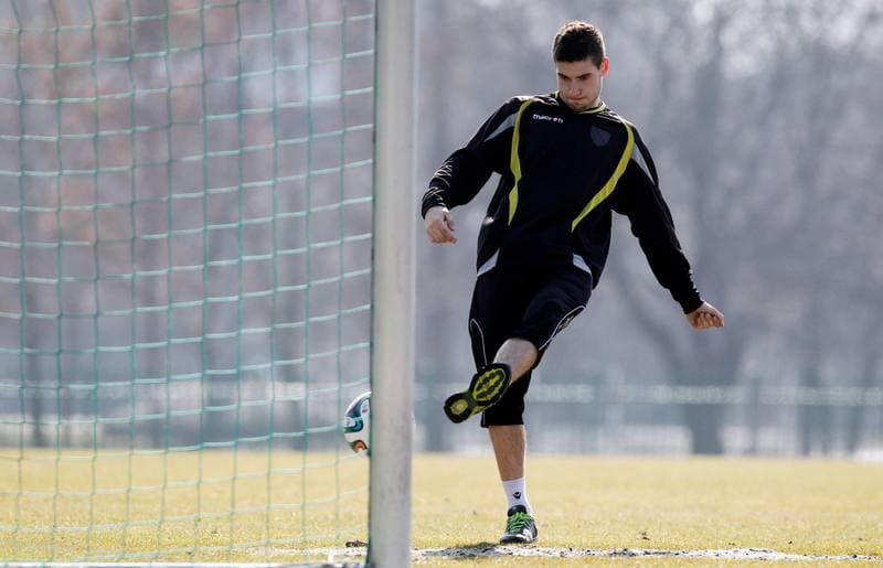 Football. GKS Katowice. Training. 25.01.2015
