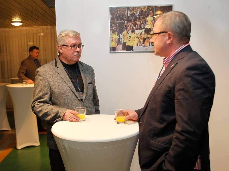 Football. GKS Katowice. Press Conference. 08.11.2014