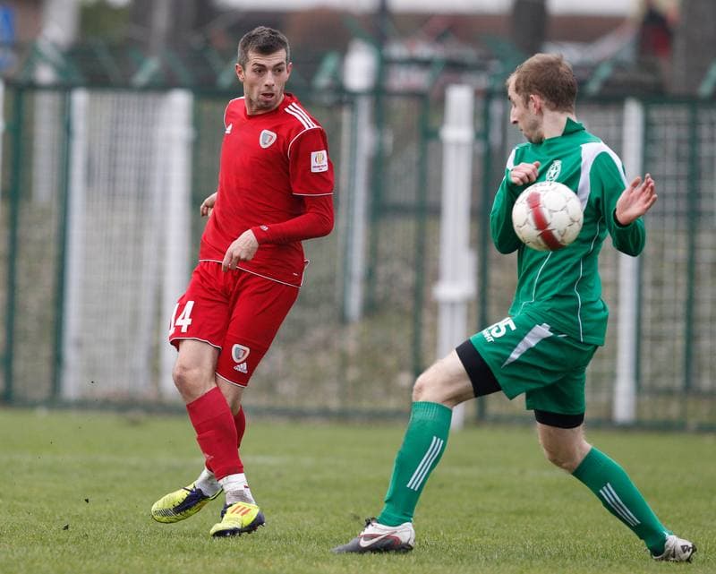 Football. III Liga Opolsko Slaska. Grunwald Ruda Slaska - Piast II Gliwice. 15.11.2014