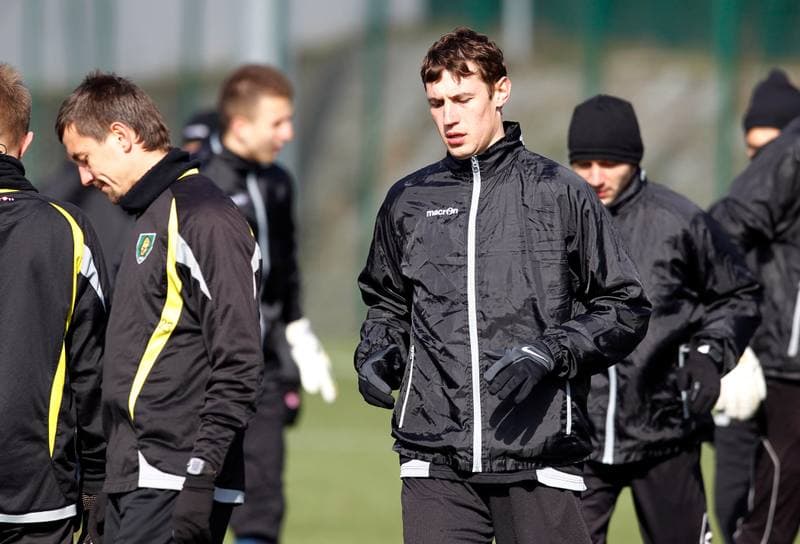 Football. GKS Katowice. Training. 25.01.2015