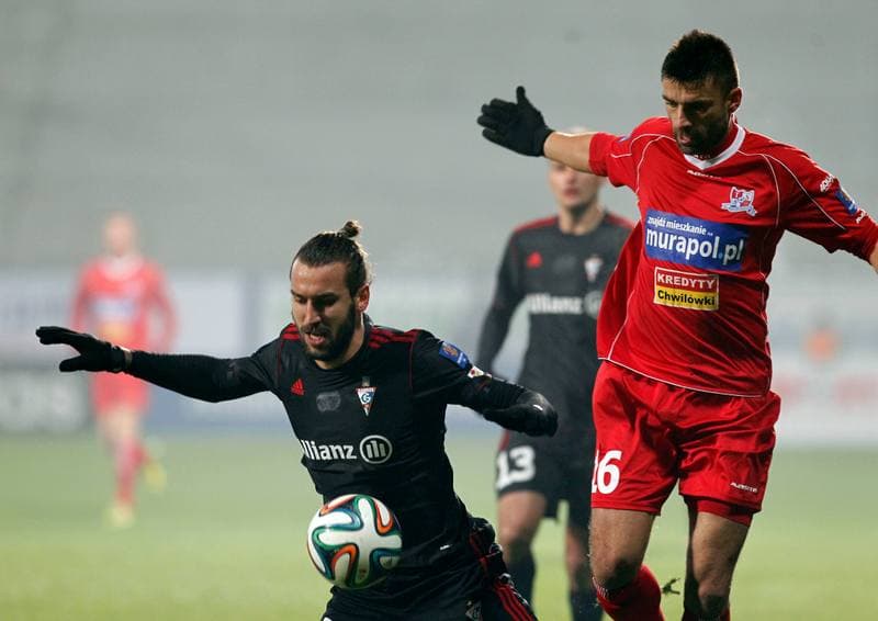 Football. Polish Cup. Gornik Zabrze - Podbeskidzie Bielsko Biala. 28.10.2014