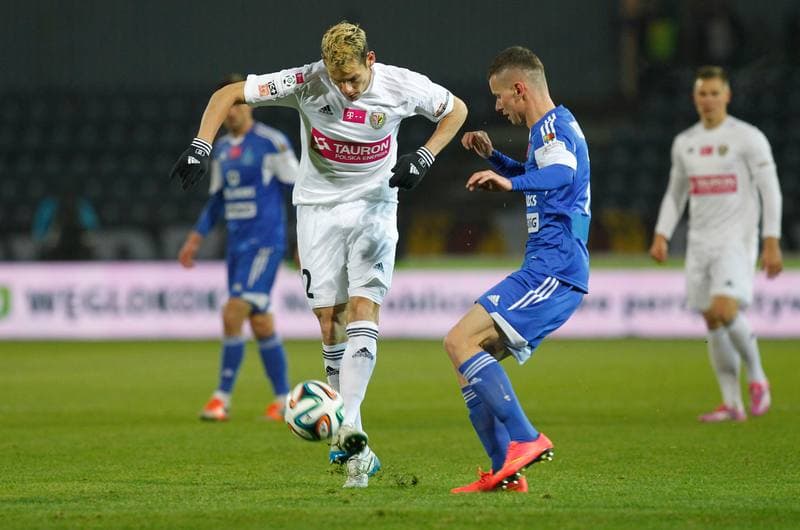 Football. T-Mobile Ekstraklasa. Ruch Chorzow - Slask Wroclaw. 21.11.2014