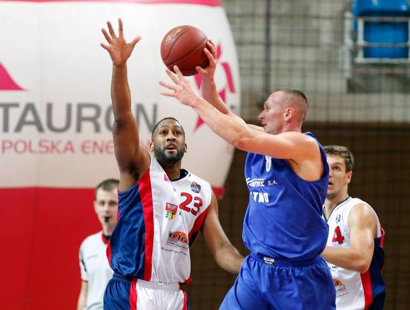 Basketball. Tauron Basket Liga. MKS Dabrowa Gornicza - Polfarmex Kutno. 02.11.2014