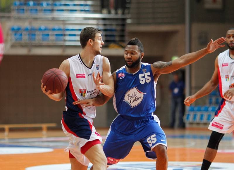 Basketball. Tauron Basket Liga. MKS Dabrowa Gornicza - Polski Cukier Torun. 01.03.2015