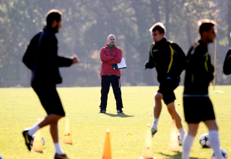 Football. GKS Katowice. Training. 23.08.2014
