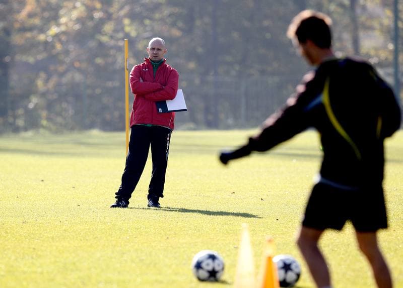 Football. GKS Katowice. Training. 23.08.2014