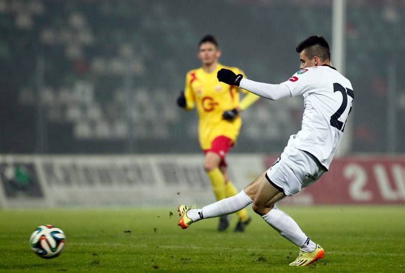 Football. II Liga. Zaglebie Sosnowiec - Znisz Pruszkow. 30.10.2014