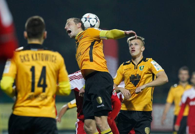 Football. I Liga. GKS Katowice - Dolcan Zabki. 25.10.2014