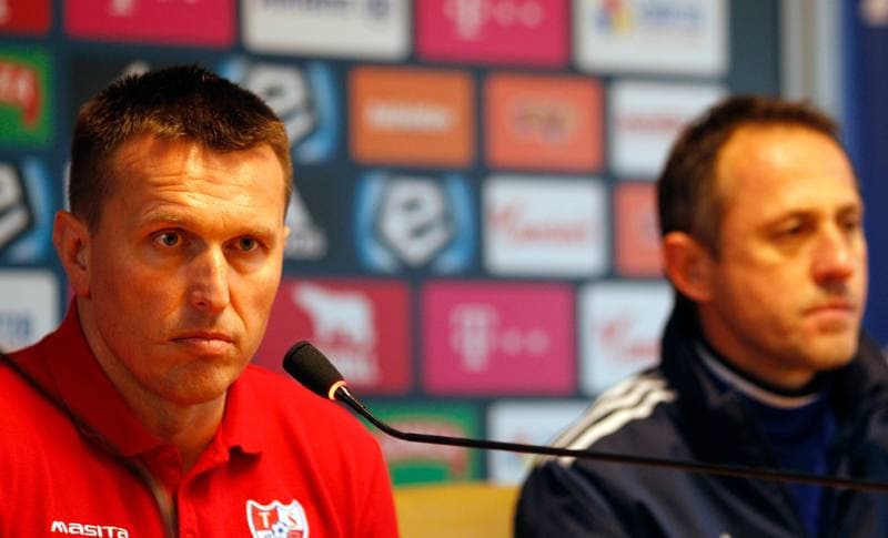 Football. Gornik Zabrze. Press Conference. 11.03.2015