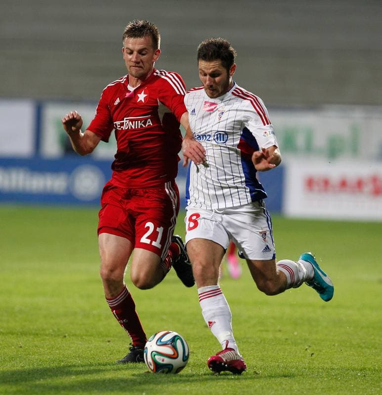 Football. T-Mobile Ekstraklasa. Gornik Zabrze - Wisla Krakow. 19.10.2014
