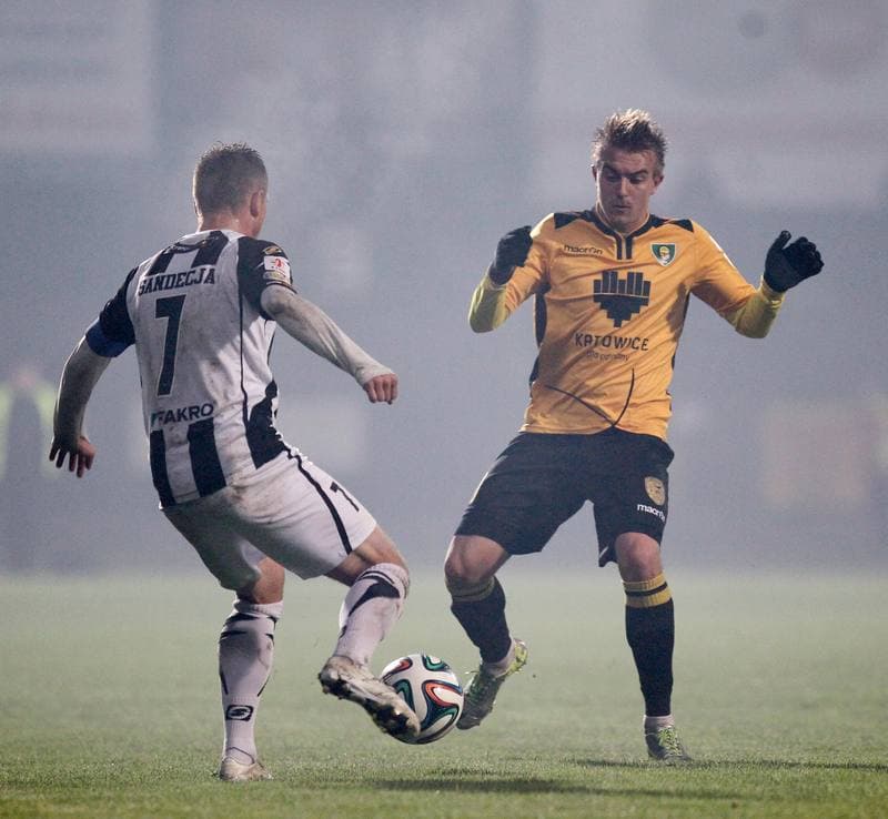 Football. I Liga. Sandecja Nowy Sacz - GKS Katowice. 31.10.2014