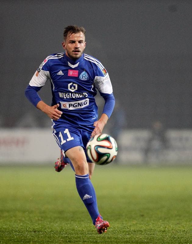 Football. T-Mobile Ekstraklasa. Ruch Chorzow - Korona Kielce. 07.04.2014