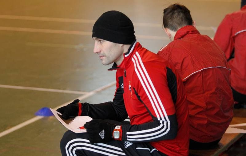 Football. Gornik Zabrze. Training. 07.01.2015
