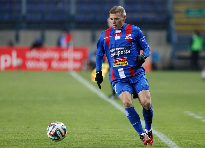 Football. T-Mobile Ekstraklasa. Wisla Krakow - Podbeskidzie Bielsko Biala. 24.10.2014