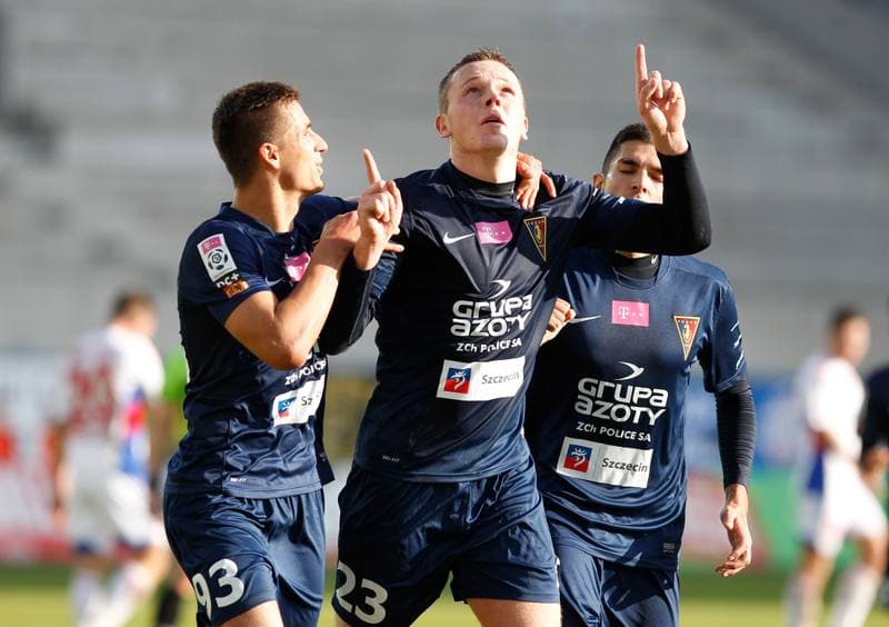 Football. T-Mobile Ekstraklasa. Gornik Zabrze - Pogon Szczecin. 02.11.2014