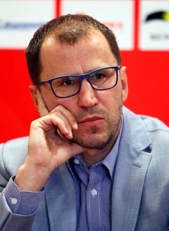 Football. Rozwoj Katowice. Press Conference. 05.03.2015