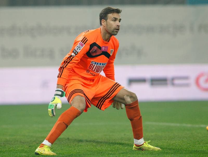 Football. T-Mobile Ekstraklasa. Piast Gliwice - Gornik Leczna. 07.11.2014