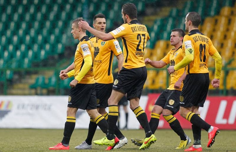 Football. I Liga. GKS Katowice - Flota Swinoujscie. 14.03.2015