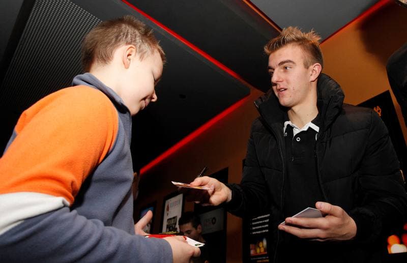 Football. GKS Katowice. Marketing Action. 23.11.2014