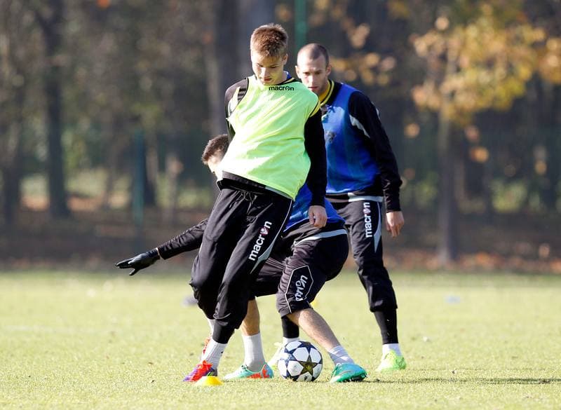 Football. GKS Katowice. Training. 23.08.2014