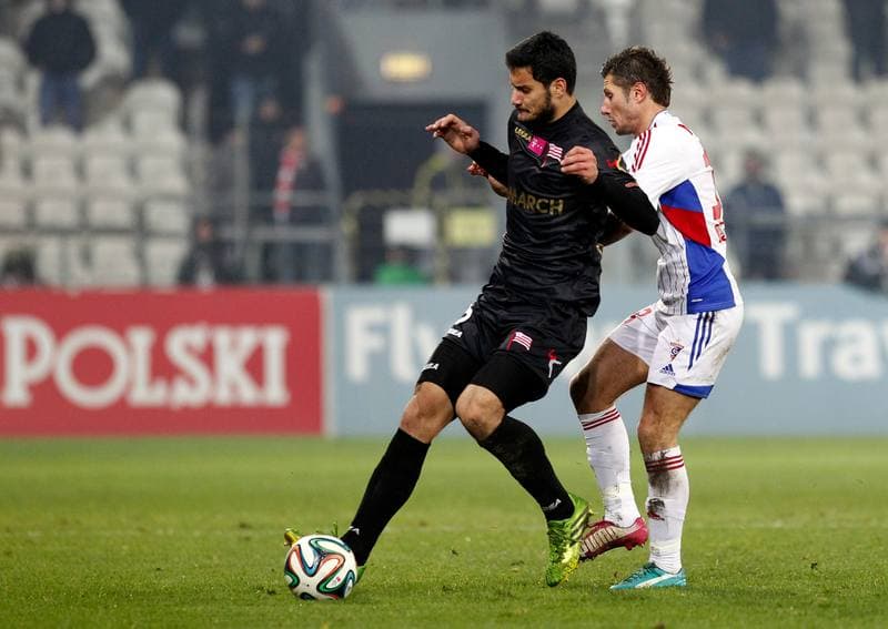 Football. T-Mobile Ekstraklasa. Cracovia Krakow - Gornik Zabrze. 24.11.2014