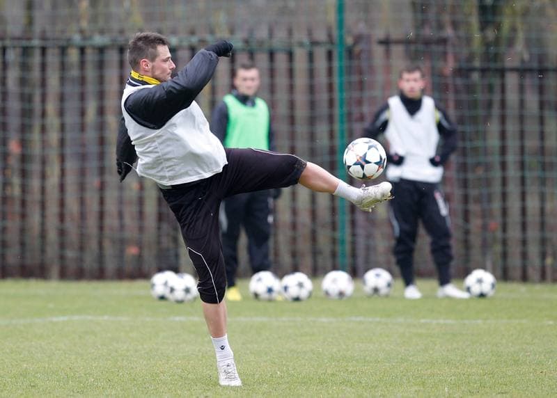 Football. GKS Katowice. Training. 23.08.2014