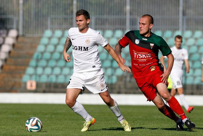 Football. I Liga. GKS Tychy - Zaglebie Lubin. 19.10.2014