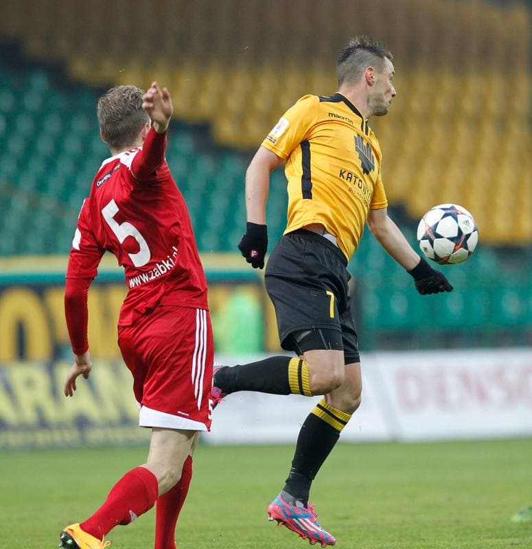 Football. I Liga. GKS Katowice - Dolcan Zabki. 25.10.2014