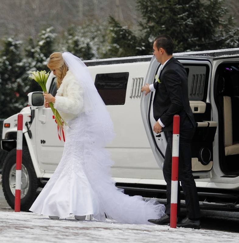Football. Wedding. Pawel Olkowski - Sara Kadlubowska. 27.12.2014