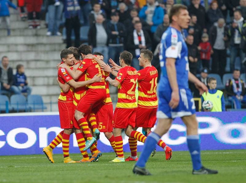 Football. T-Mobile Ekstraklasa. Ruch Chorzow - Jagiellonia Bialystok. 09.11.2014
