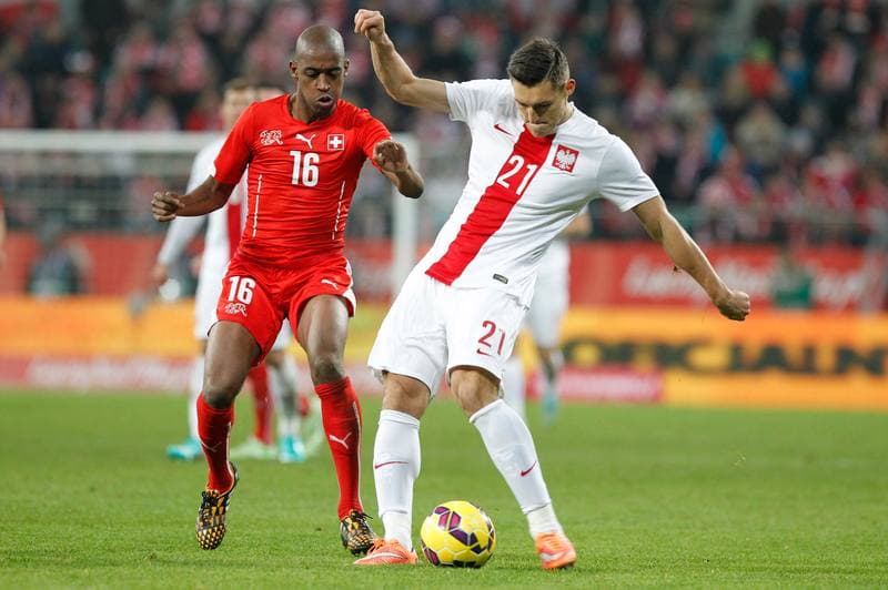 Football. International Friendly. Poland - Switzerland. 18.11.2014