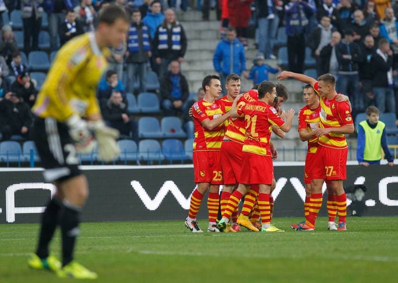 Football. T-Mobile Ekstraklasa. Ruch Chorzow - Jagiellonia Bialystok. 09.11.2014