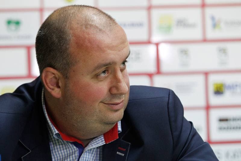 Football. GKS Katowice. Press Conference. 29.10.2014