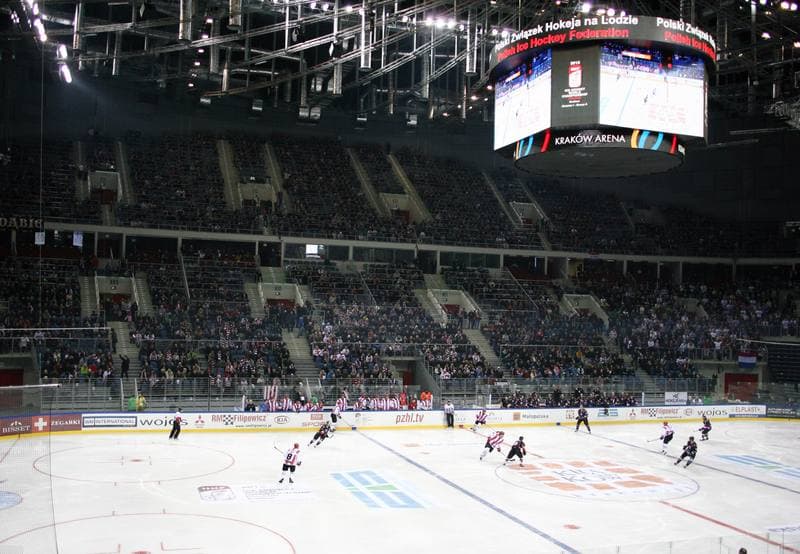 Ice Hockey. Polish Hockey Cup. Comarch Cracovia Krakow - Ciarko KH Sanok. 27.12.2014