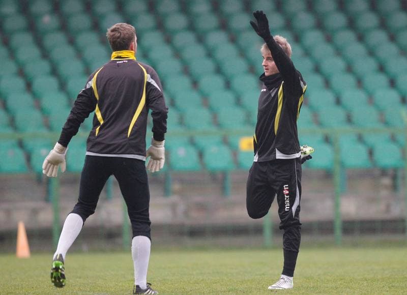 Football. GKS Katowice. Training. 23.08.2014