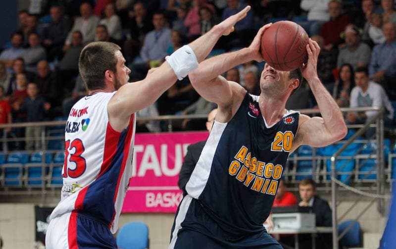 Basketball. Tauron Basket Liga. MKS Dabrowa Gornicza - Asseco Gdynia. 03.01.2015