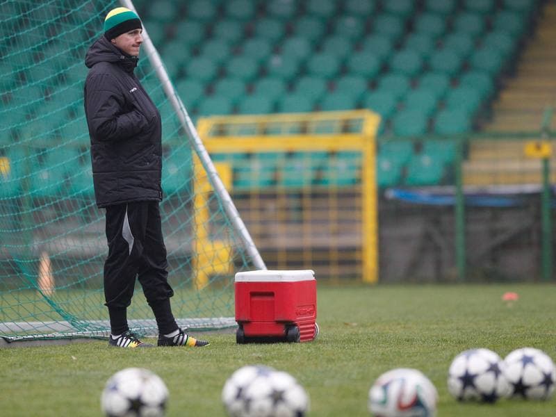 Football. GKS Katowice. Training. 23.08.2014