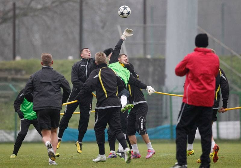 Football. GKS Katowice. Training. 23.08.2014