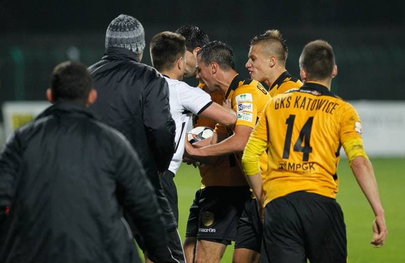 Football. I Liga. GKS Katowice - Dolcan Zabki. 25.10.2014