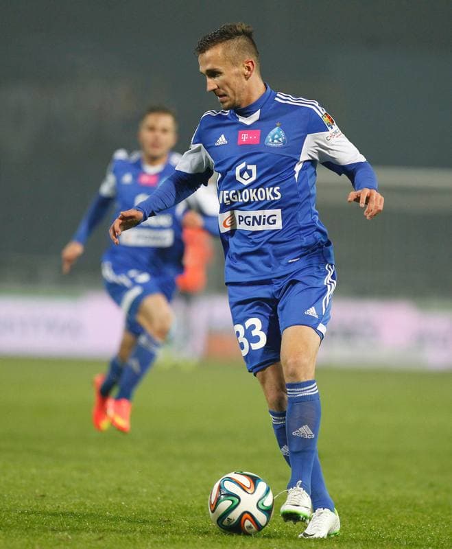 Football. T-Mobile Ekstraklasa. Ruch Chorzow - Korona Kielce. 07.04.2014