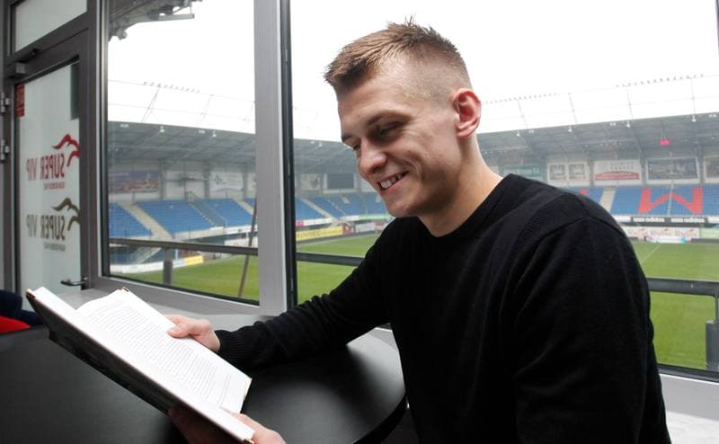 Football. Piast Gliwice. Press Conference. 19.11.2014
