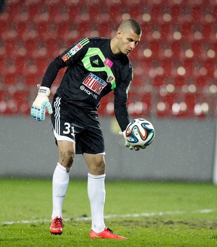 Football. T-Mobile Ekstraklasa. Cracovia Krakow - Piast Gliwice. 13.03.2015