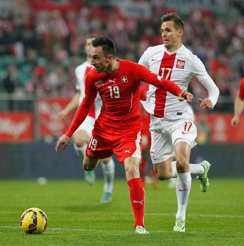 Football. International Friendly. Poland - Switzerland. 18.11.2014