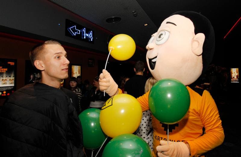Football. GKS Katowice. Marketing Action. 23.11.2014