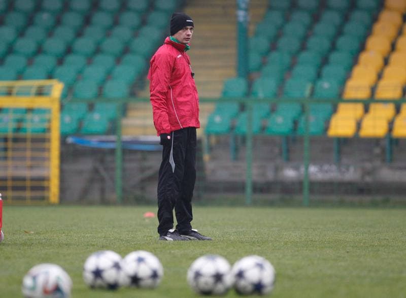 Football. GKS Katowice. Training. 23.08.2014