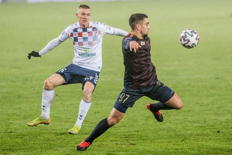 Football. PKO BP Ekstraklasa. Gornik Zabrze - Pogon Szczecin. 27.11.2020
