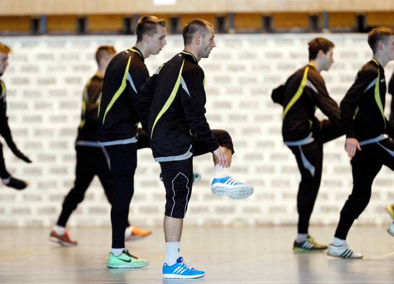 Football. GKS Katowice. Training. 25.01.2015