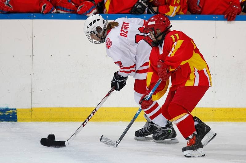 Ice Hockey. U18 Women's World Championship Division I. Poland - China. 22.01.2015